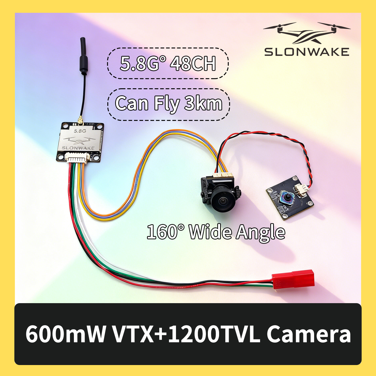 SLONWAKE 5.8G 600mW 7-24V FPV  - Drone Receiver review and price
