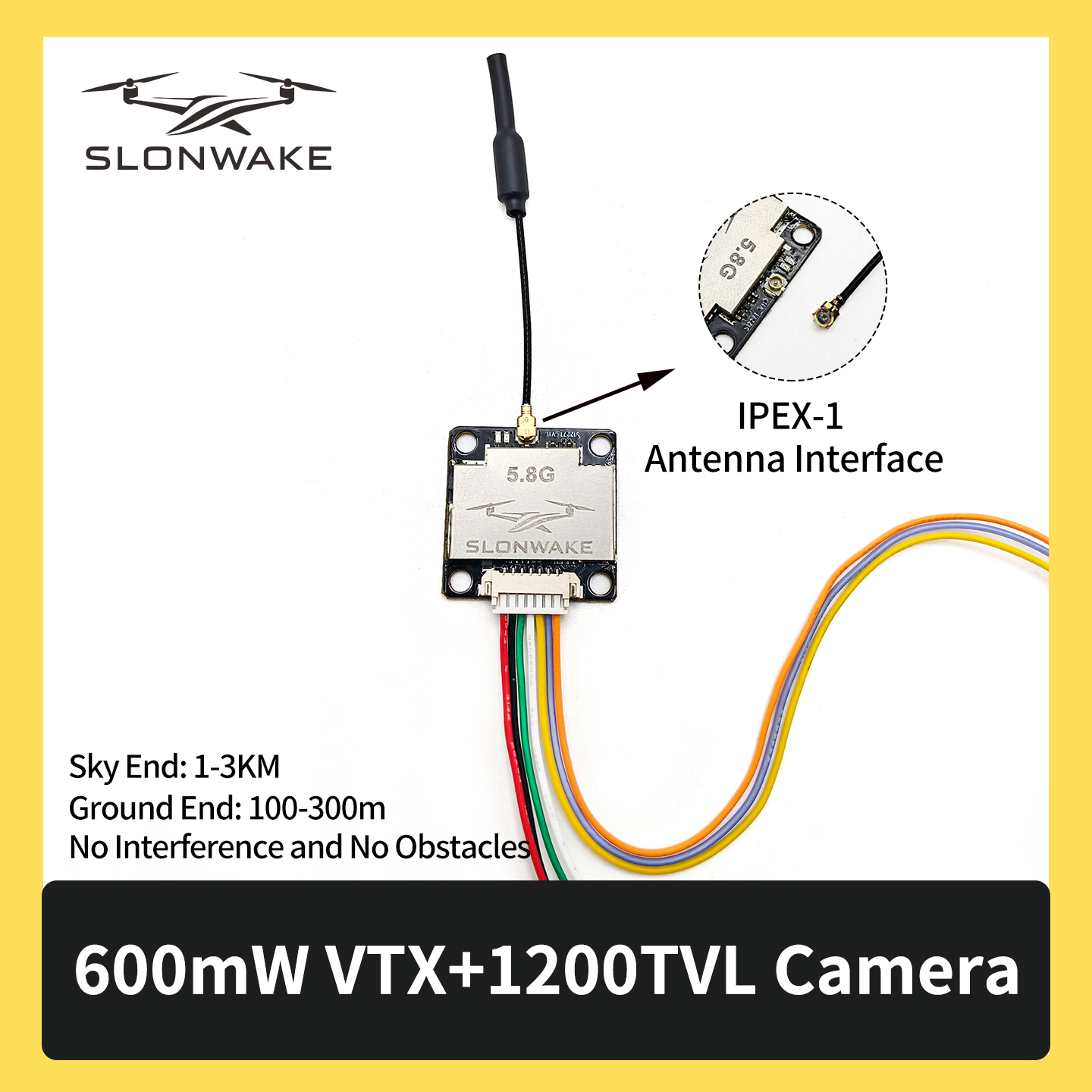 SLONWAKE 5.8G 600mW 7-24V FPV  - Drone Receiver review and price