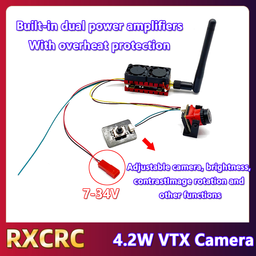 RXCRC 5.8G 48CH 4.2W High Powe - Drone Receiver review and price