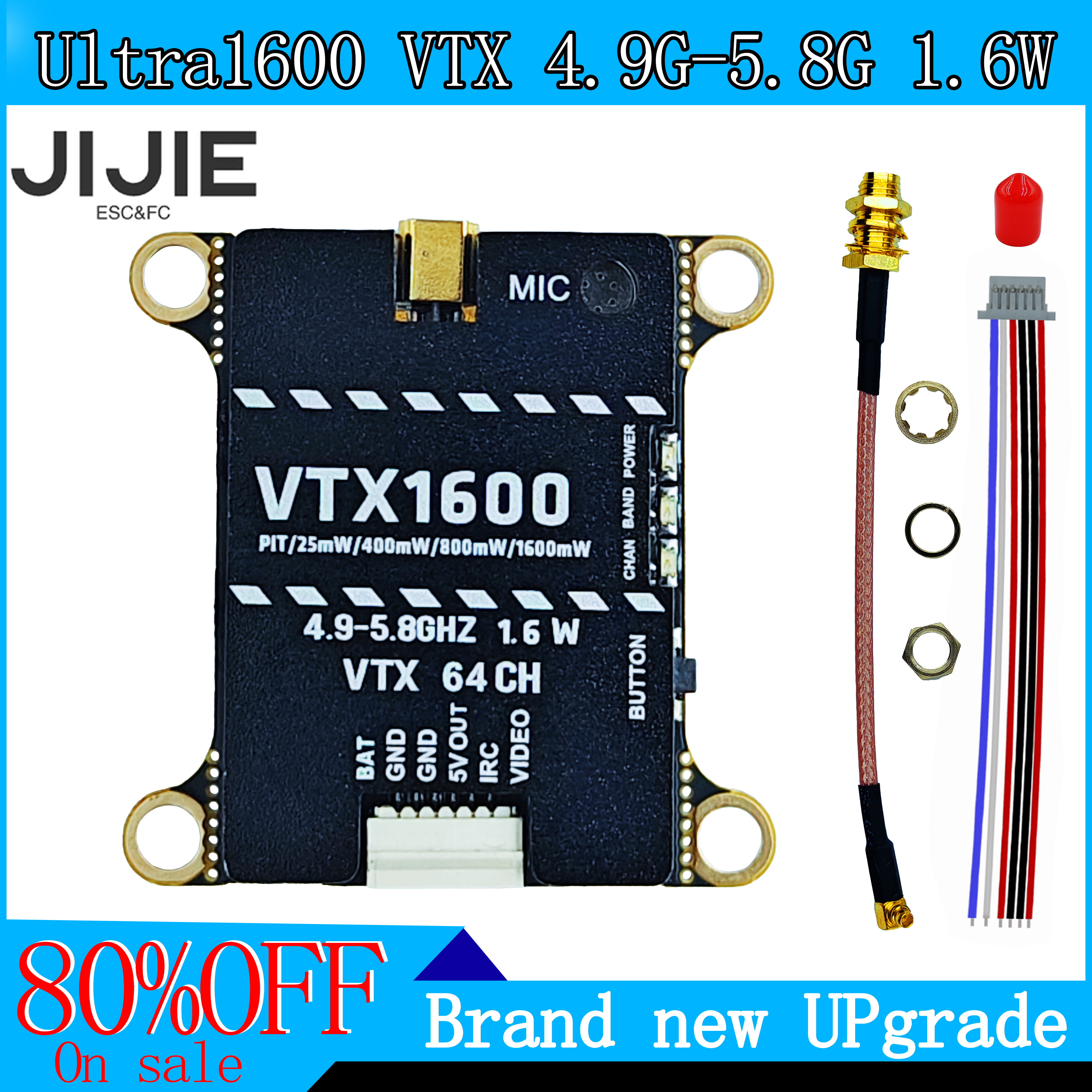 JIJIE Original new 1.6W VTX 2. - Drone Power Distribution Board review and price