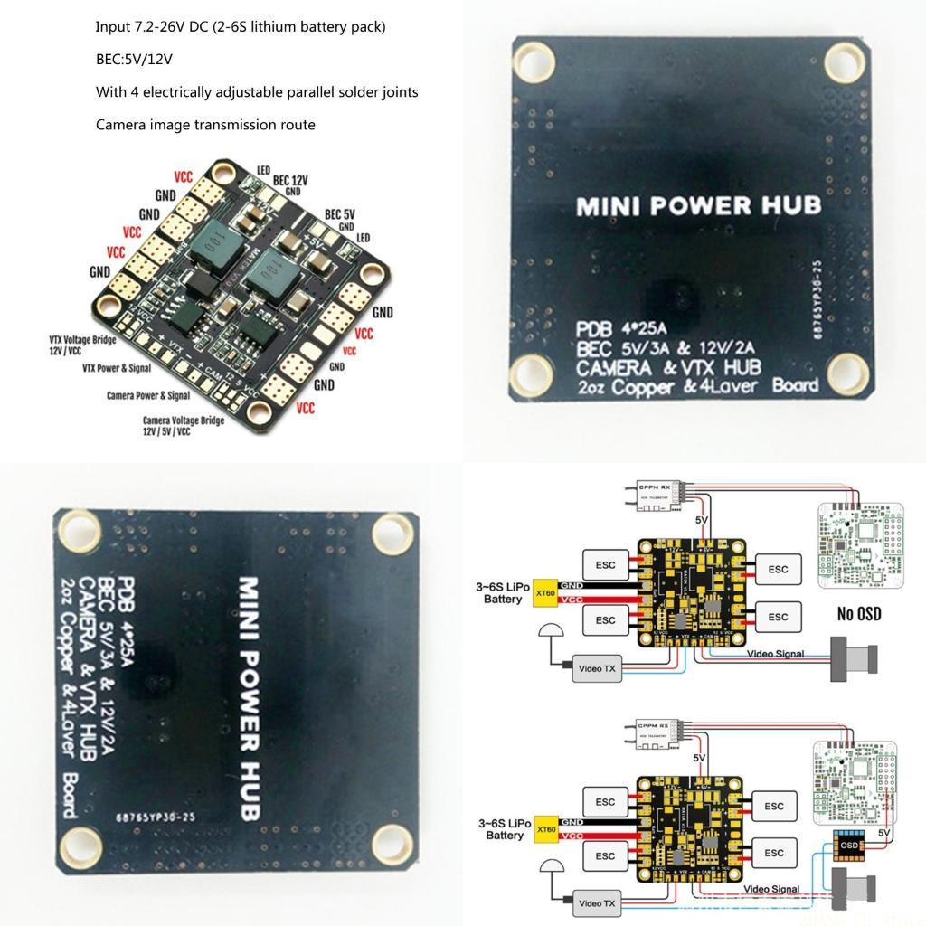 M5TD Matek Mini Power Hub Powe - Drone Power Distribution Board review and price