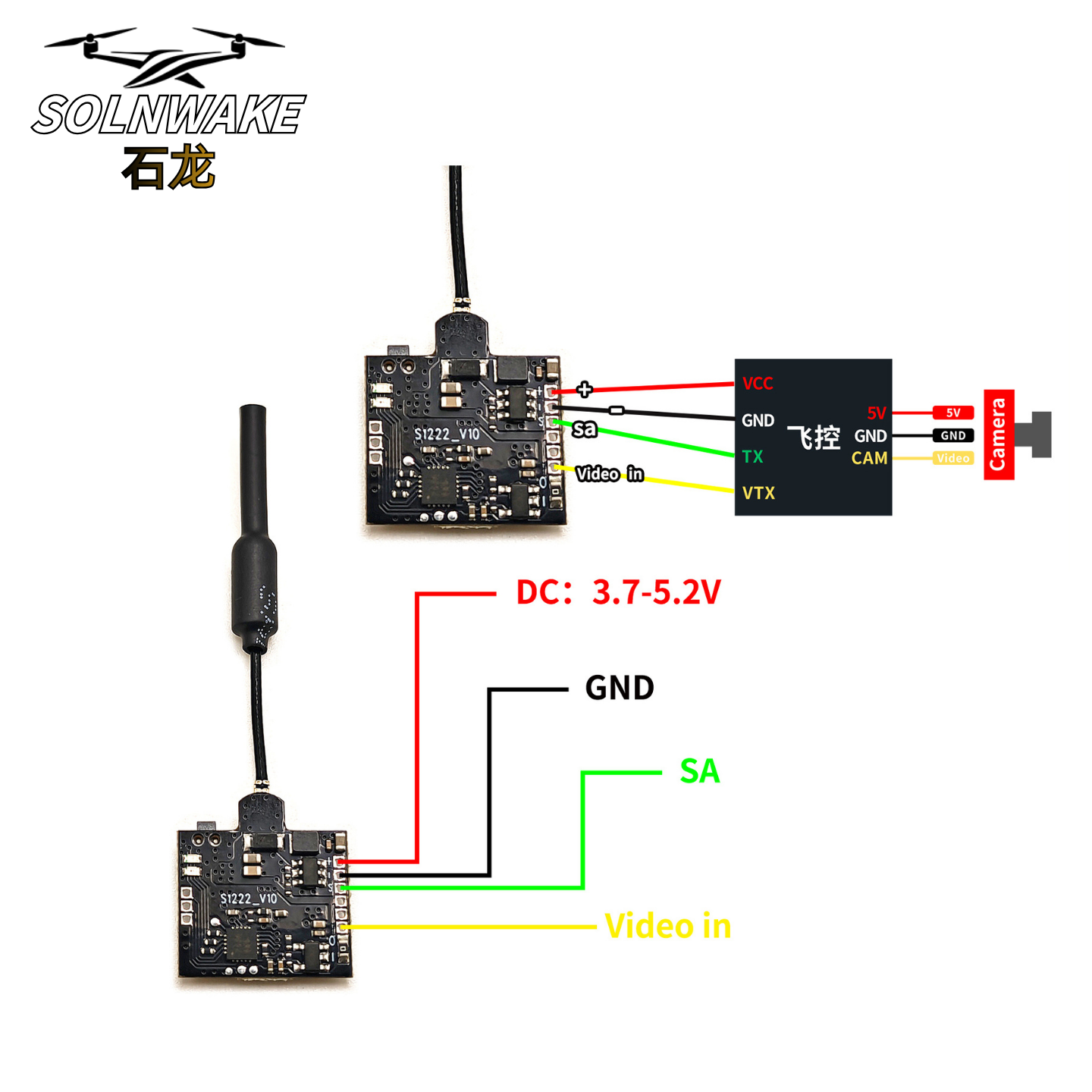 SLONWAKE Nano 5.8G 48CH 200mW  - Drone Receiver review and price