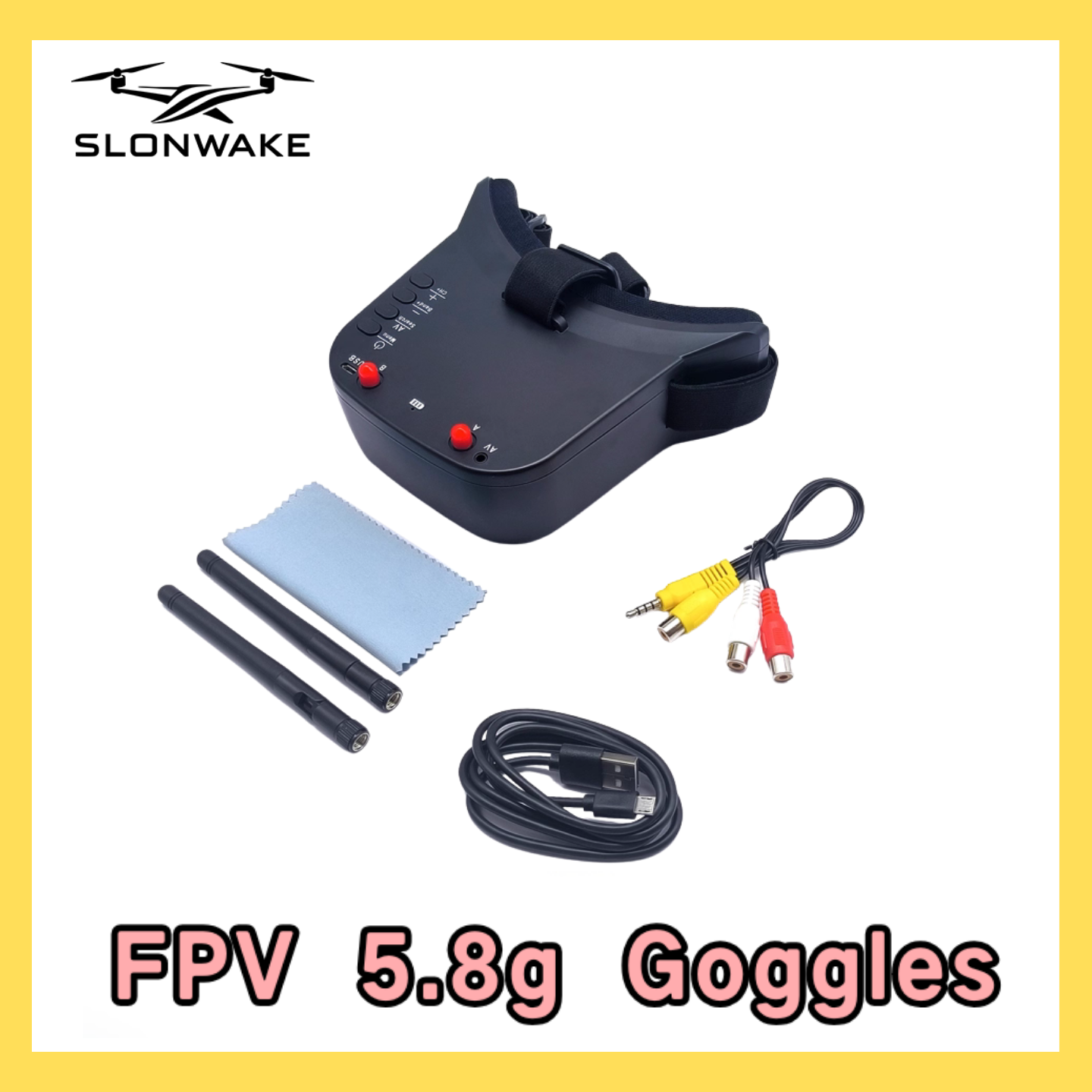 SLONWAKE 5.8G 48CH FPV 400mw V - Drone Receiver review and price