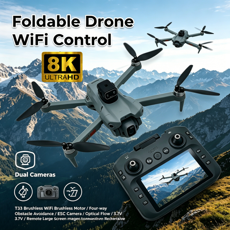 2026 New T33 RC Drone 8K Camer - Drone Gps Module review and price
